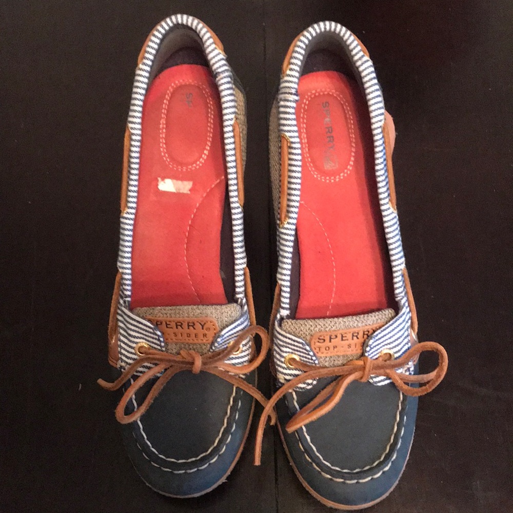 Sperry Wedges Size 10